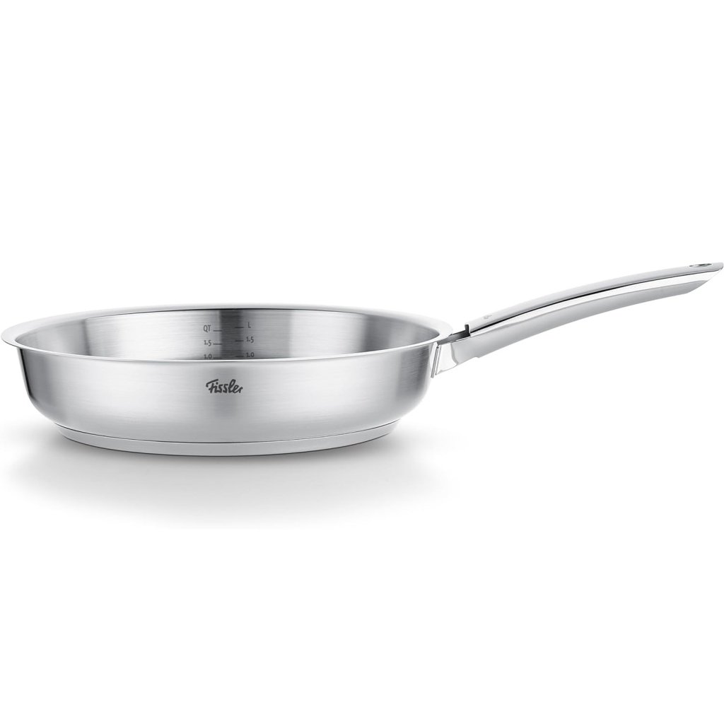 Poêle universelle PURE 28 cm, argent, acier inoxydable, Fissler