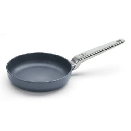 Poêle en titane sur l'induction de O 20 cm avec poignée en acier inoxydable Diamant Lite POUR WOLL