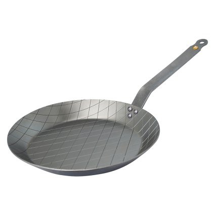 Casserole en acier pour les biftecks Minéral B Élément O 24 cm de Buyer