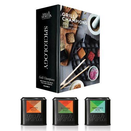 Épices GRILL CHAMPIONS, lot de 3 pièces, Mill & Mortar