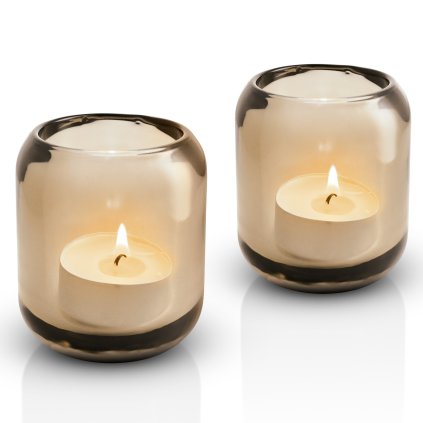 Photophore ACORN, set de 2 pc, ambre, Eva Solo