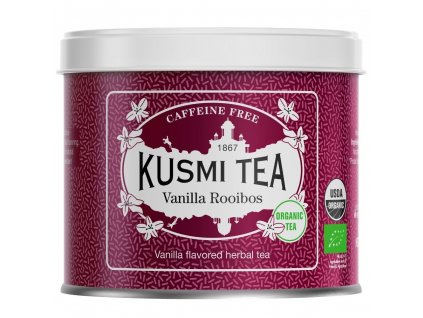 Thé Rooibos VANILLA, boîte de thé en vrac de 100 g, Kusmi Tea