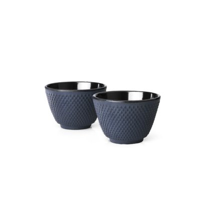 Tasse à thé XILIN, set de 2 pièces, bleu, fonte, Bredemeijer