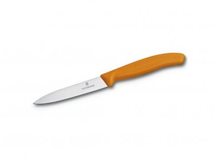 Couteau à légumes 10 cm, orange, Victorinox