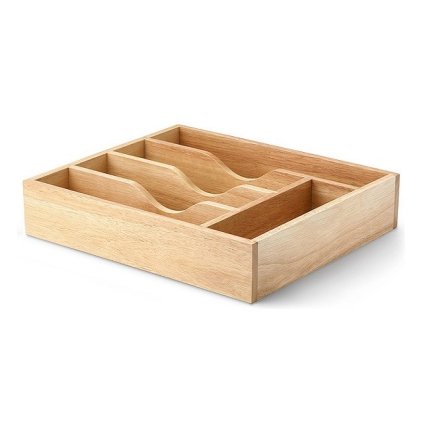Range-couverts 35 x 30 x 7 cm, bois, Continenta