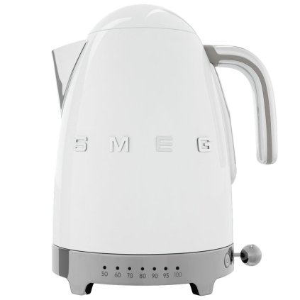 Bouilloire à contrôle de température KLF04PBEU 1,7 l, blanc, Smeg