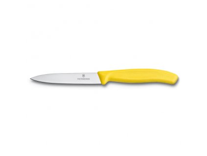Couteau à légumes 10 cm, jaune, Victorinox