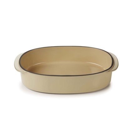 Plat de cuisson four CARACTERE 26 x 18,5 cm, beige, REVOL