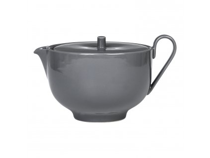 Théière RO 1,1 l, gris foncé, porcelaine, Blomus