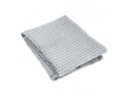 Serviette de bain CARO 50 x 100 cm, gris clair, Blomus