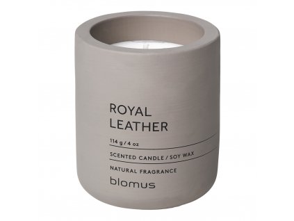 Bougie parfumée FRAGA ⌀ 6,5 cm, Cuir Royal, Blomus