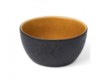 Bol de service 14 cm, noir/ambre, Bitz