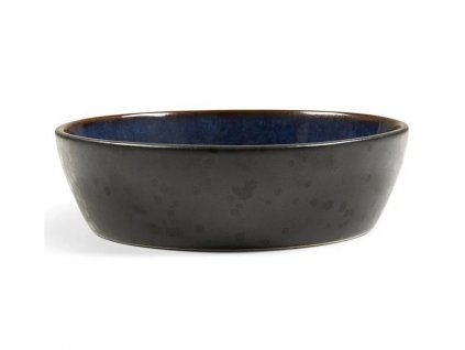 Bol de service 18 cm, noir/bleu foncé, Bitz