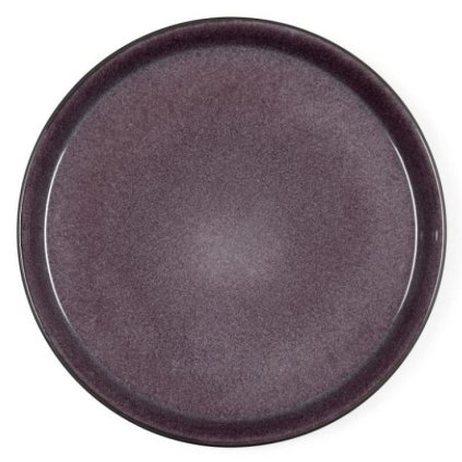Assiette 27 cm, noir/violet, Bitz