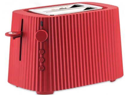 Grille-pain PLISSE, 2 tranches, rouge, Alessi