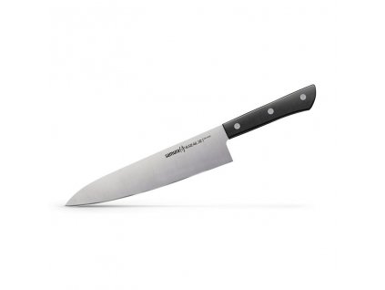 Couteau de chef HARAKIRI, noir, 20 cm, Samura