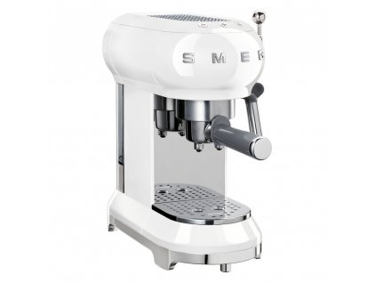 Machine à café à levier ECF01WHEU, blanc, Smeg