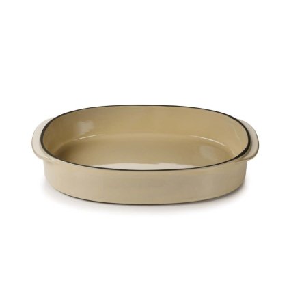 Plat de cuisson four CARACTERE 34 x 25 cm, beige, REVOL