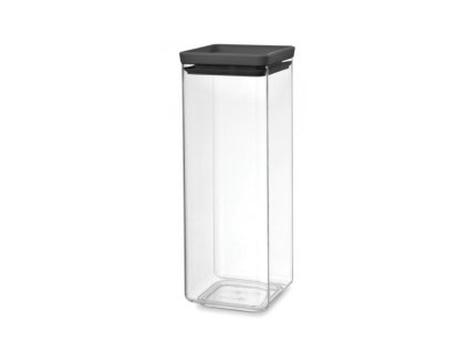 Bocal de rangement 2,5 l, avec couvercle gris, Brabantia