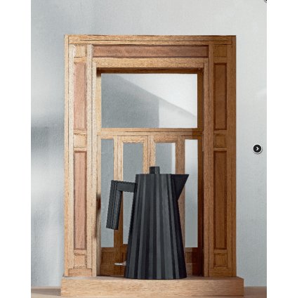 Bouilloire électrique PLISSE 1,7 l, noir, Alessi