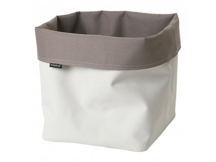 Panier de rangement ARA XL 32 cm, double face, taupe/blanc, Blomus