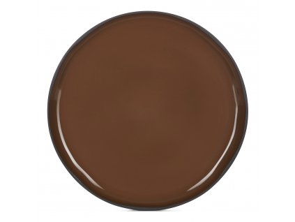 Assiette CARACTERE 26 cm, marron, REVOL