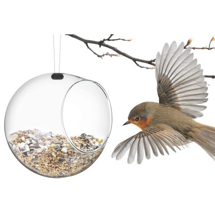 Mini mangeoire à oiseaux, set de 2 pc, à suspendre, Eva Solo