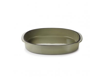 Plat de cuisson four CARACTERE 34 x 25 cm, olive, REVOL