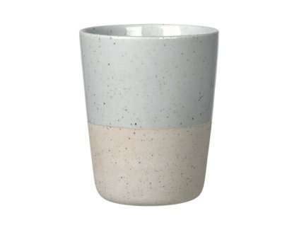 Mug à thé SABLO 250 ml, gris clair et crème, Blomus