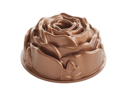 Moule à gâteau bundt, en forme de rose, cuivre, Nordic Ware
