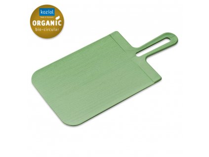 Planche à découper SNAP, 33 cm, pliable, vert feuillu naturel, plastique, Koziol