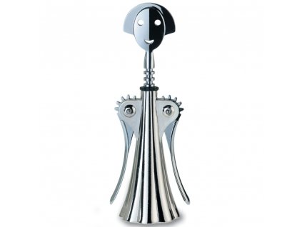 Tire-bouchon Charles de Gaulle ANNA G., argent, Alessi