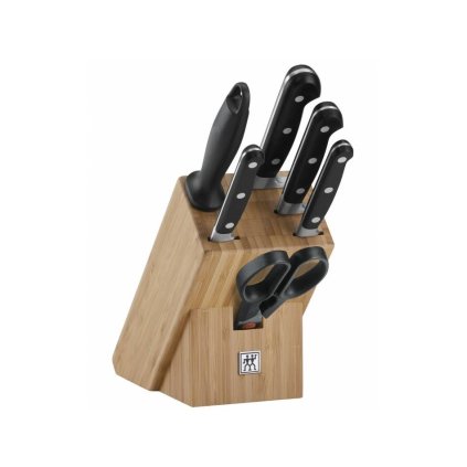 Set de bloc à couteaux PROFESSIONAL "S", 7 pièces, avec aiguisoir et ciseaux, ZWILLING