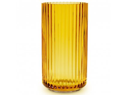 Vase 20 cm, ambre, Lyngby