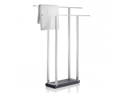 Porte-serviette sur pied MENOTO 75 cm, acier inoxydable poli, Blomus