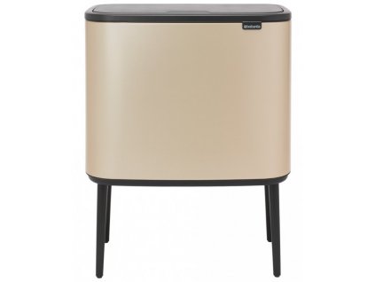 Poubelle à couvercle tactile TOUCH BIN 36 l, champagne, Brabantia