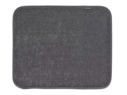 Tapis de séchage vaisselle 40 x 47 cm, gris, microfibre, Brabantia