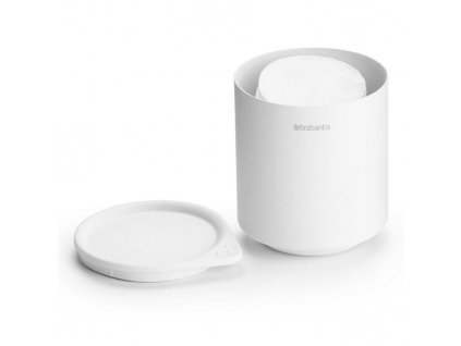 Distributeur de cotons démaquillants MINDSET, blanc minéral, Brabantia