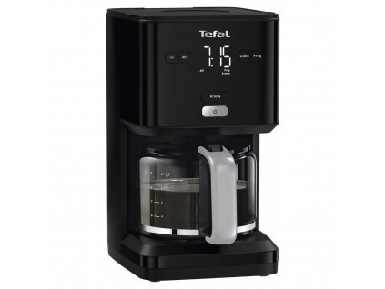 Machine à café filtre SMART'N'LIGHT CM600810,noir, Tefal