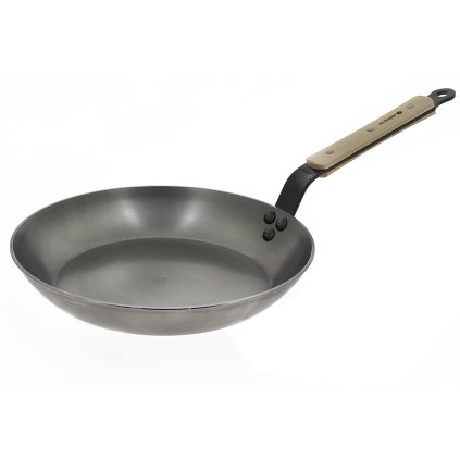 Poêle à frire MINERAL B 26 cm, manche en bois, de Buyer