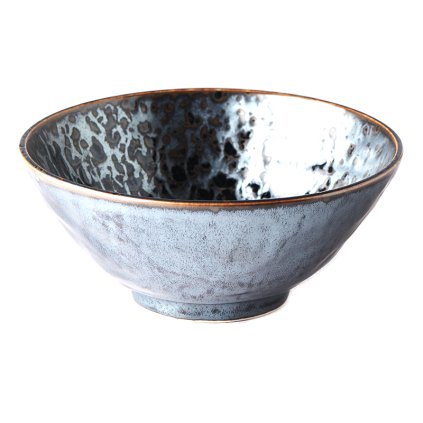 Bol BLACK PEARL 20 cm, 800 ml, noir, céramique, MIJ