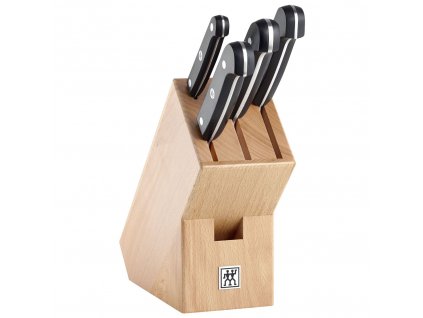 Bloc porte-couteaux GOURMET, 5 pièces, hêtre, Zwilling