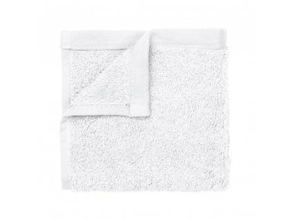 Serviette de toilette RIVA set de 4 pc, 30 x 30 cm, blanc, Blomus