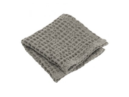 Serviette de toilette CARO 30 x 30 cm, taupe, Blomus