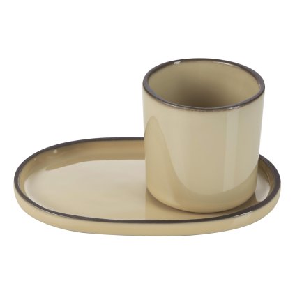 Mug CARACTERE 80 ml, noix de muscade, REVOL