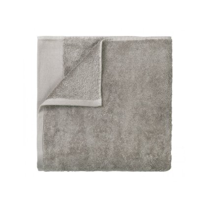 Serviette de bain RIVA 50 x 100 cm, gris, Blomus