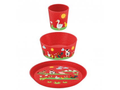 Set de vaisselle pour enfants FARM, 3 pièces, Koziol