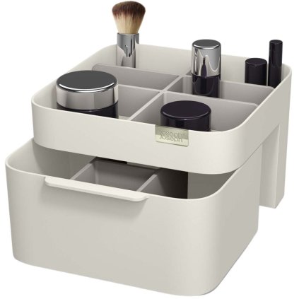 Rangement maquillage VIVA 75004, avec tiroir, beige, Joseph Joseph