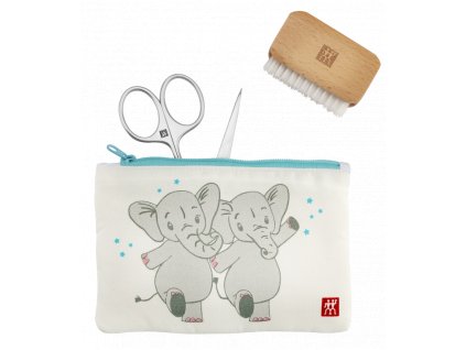 Kit de manucure pour enfants BT TWINOX, 3 pièces, éléphant, Zwilling