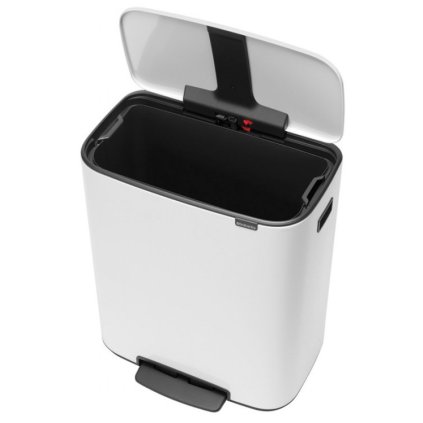 Poubelle à pédale BO 60 l, blanc, Brabantia